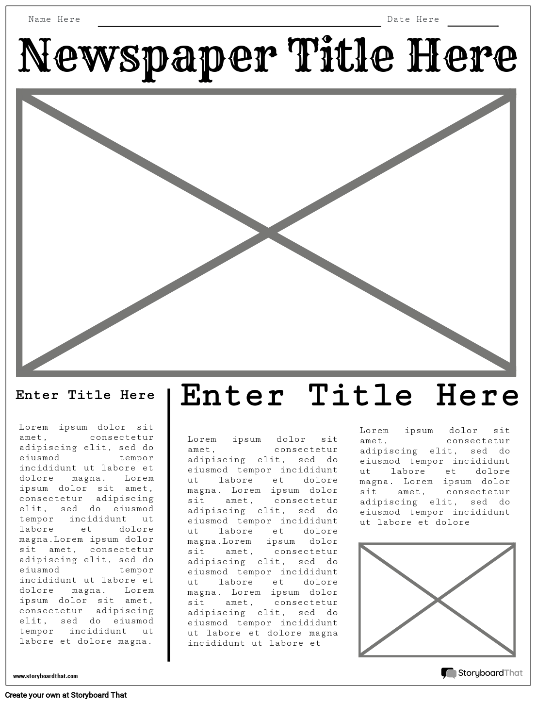 new-create-page-newspaper-template-2-storyboard