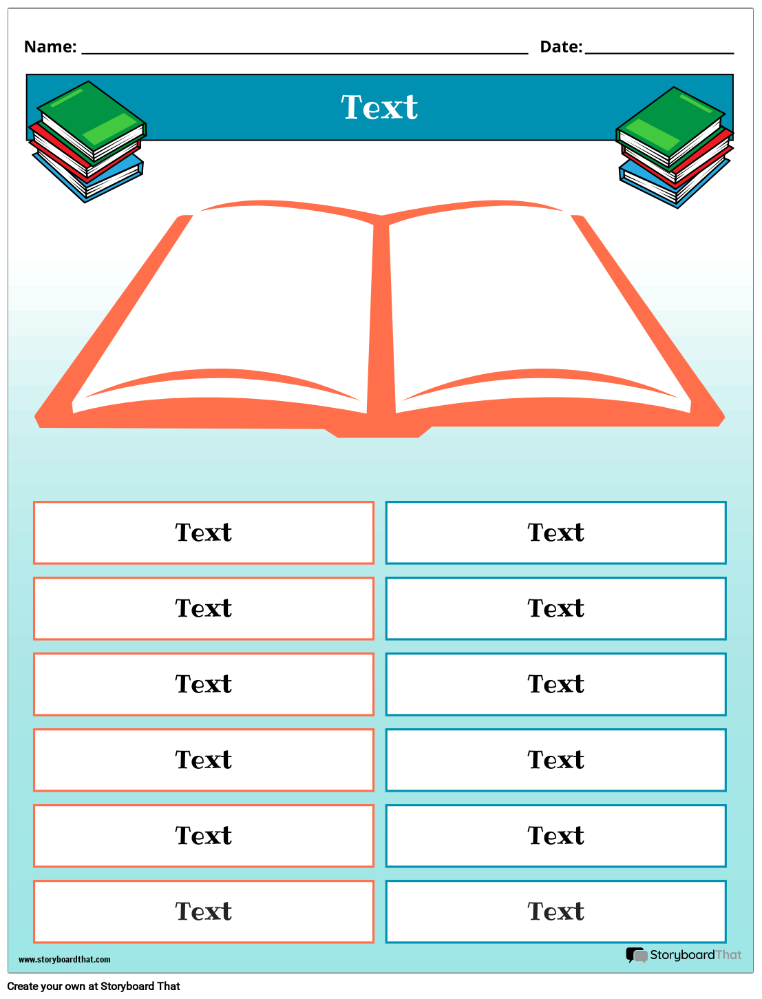 Small Boxes Based Nonfiction Text Structure Guide