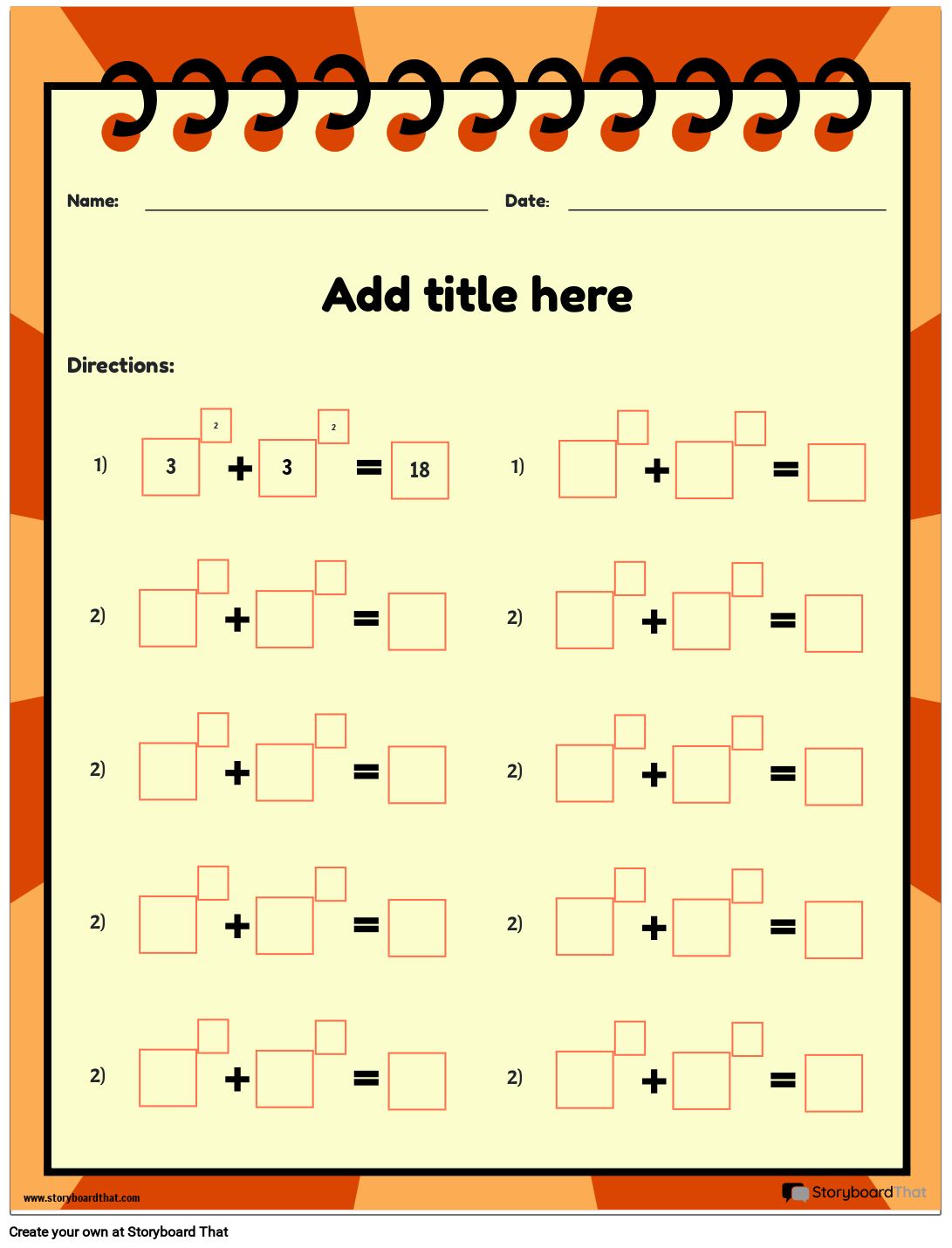 notebook-style-exponent-worksheet-storyboard