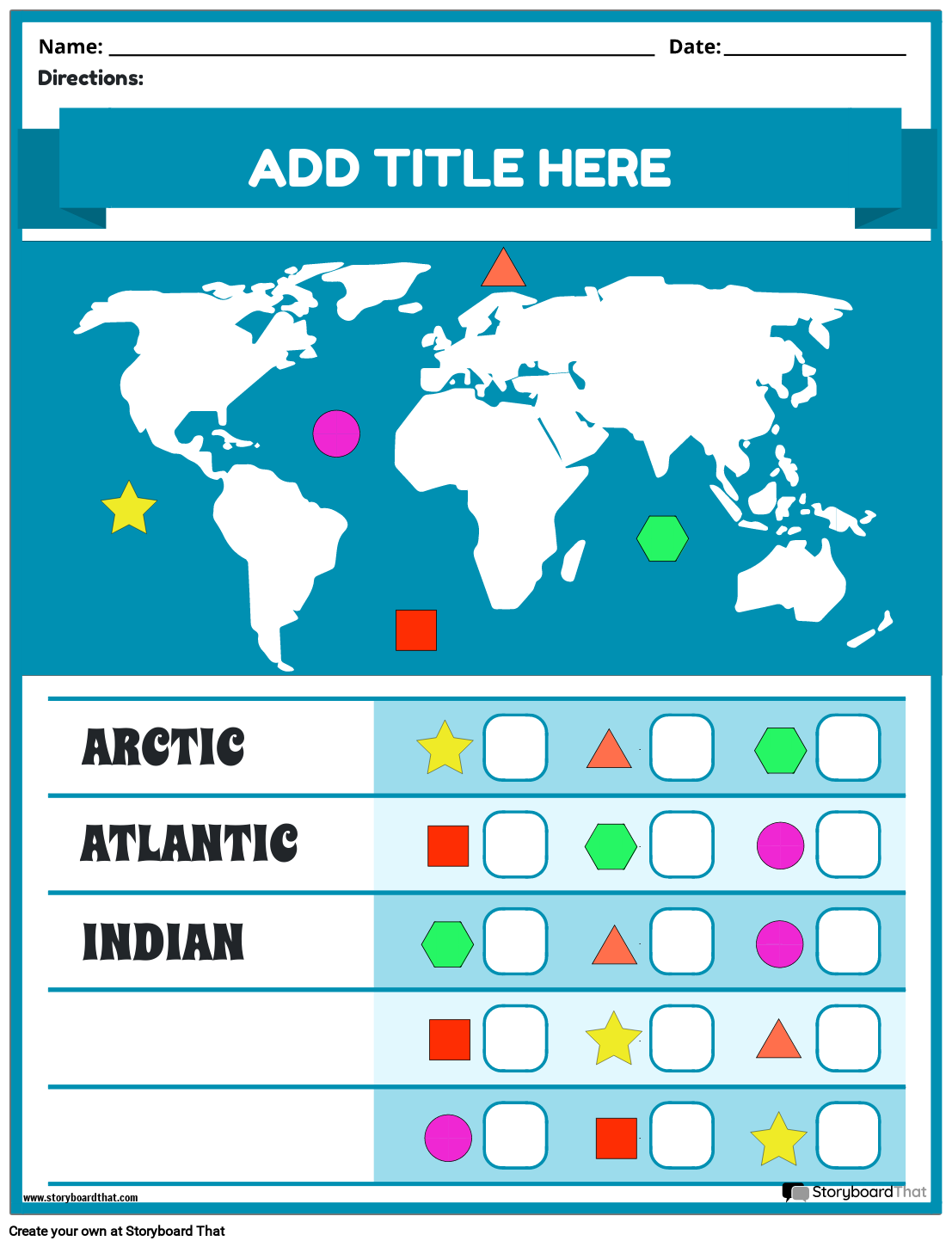 oceans-printable-worksheet-storyboard-par-templates
