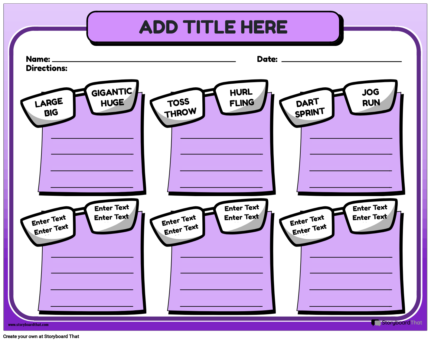 Ordering Weakest To Strongest Shades Of Meaning Worksheet