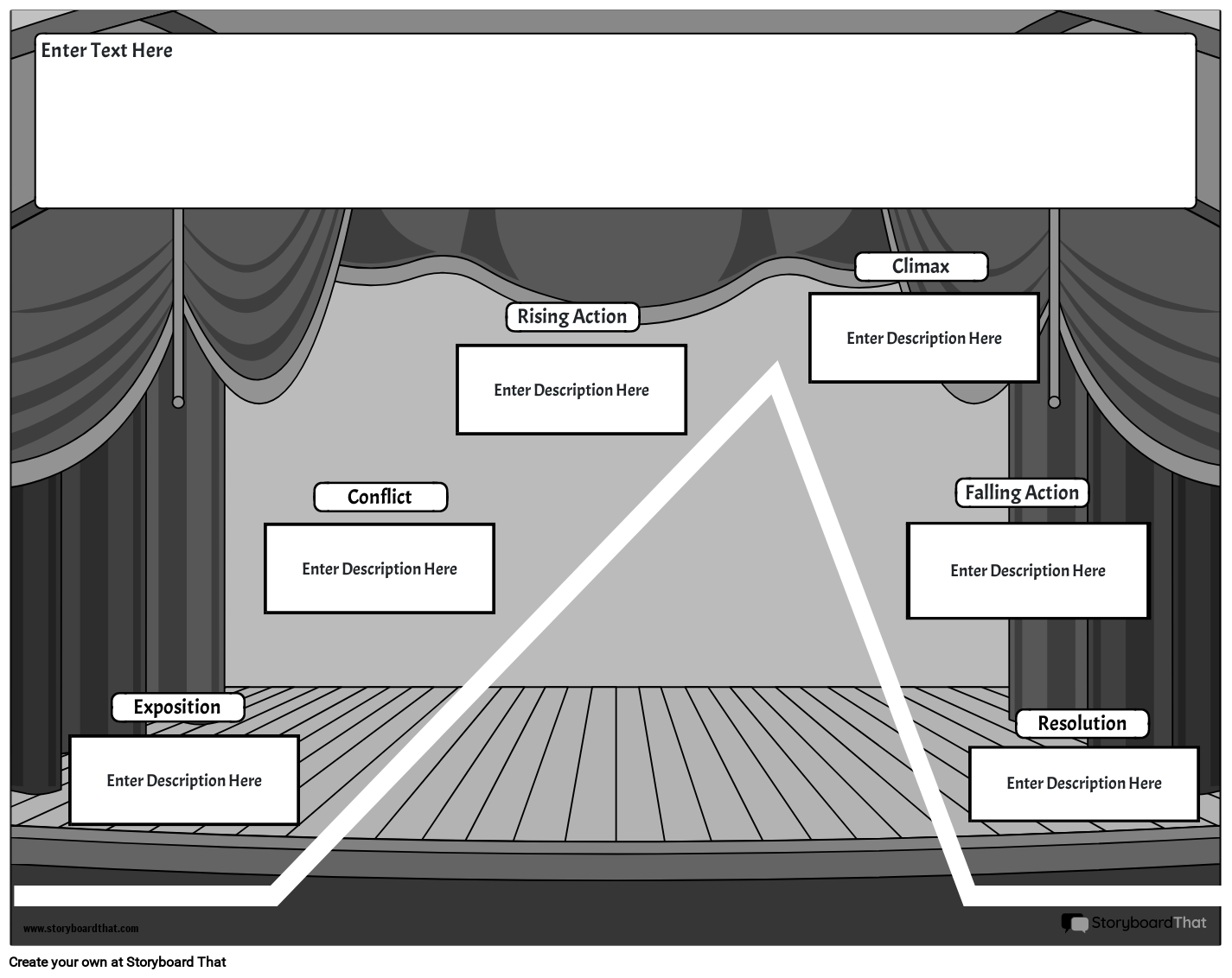 Theater Stage Plot Diagram Template Storyboard