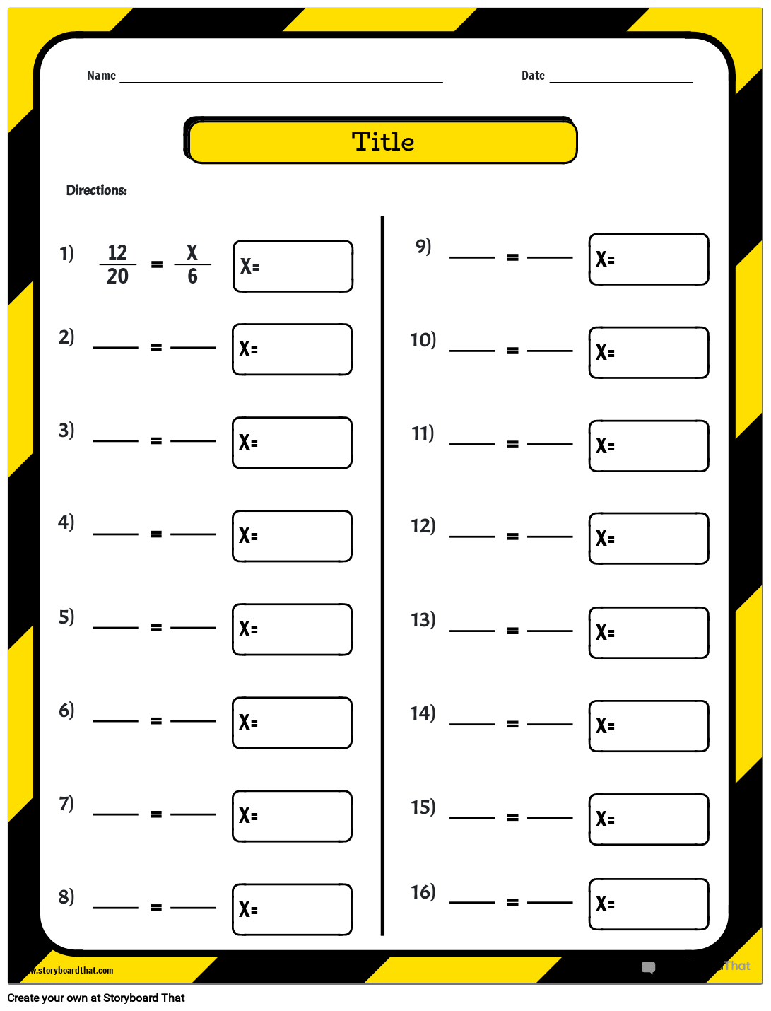 proportion-template-unit-rates-storyboard-par-templates