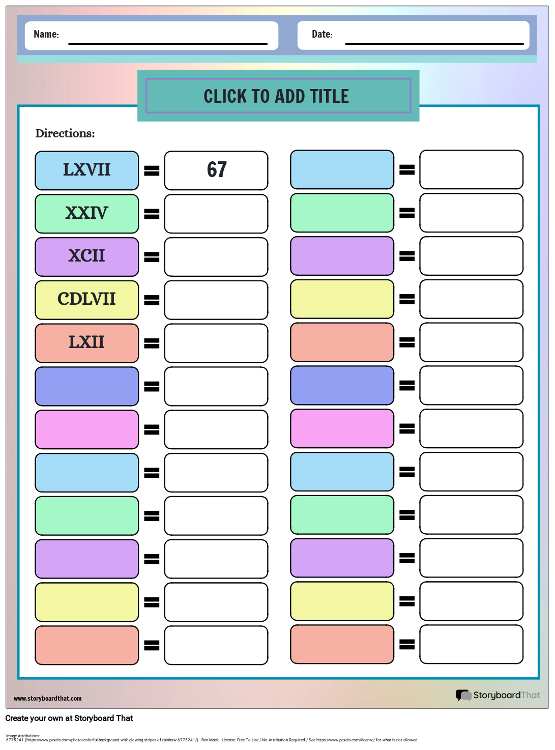 reading-roman-numerals-worksheet-storyboard-por-templates