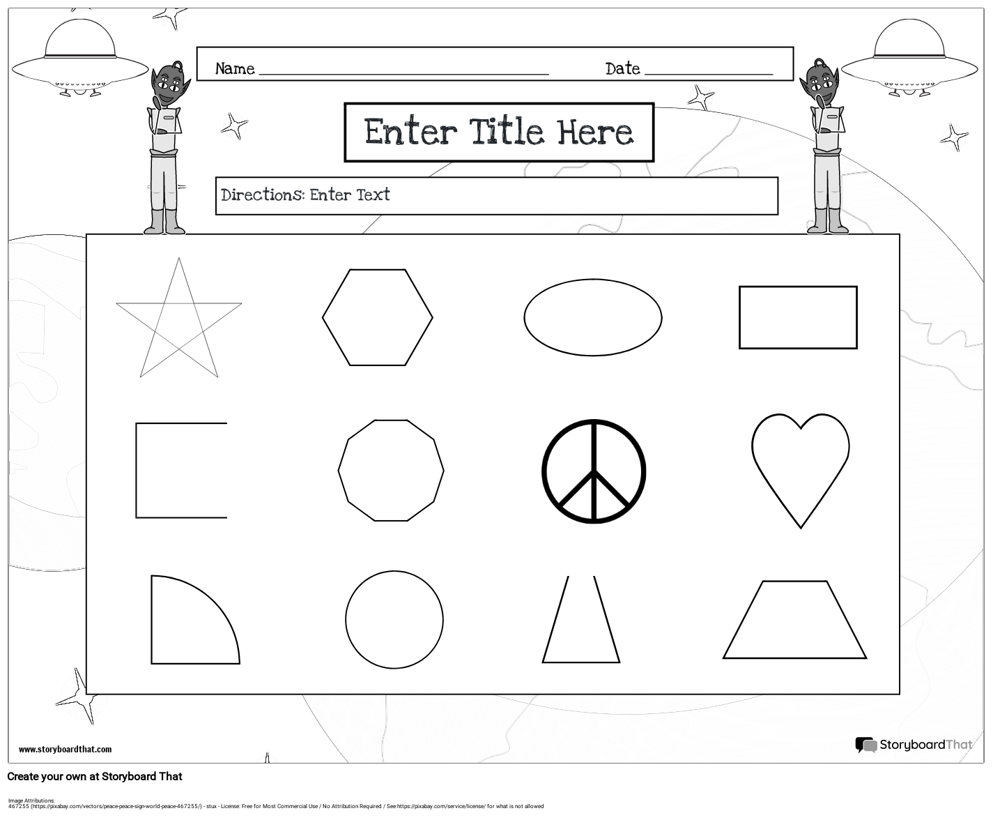 12 Free Identify Shapes Worksheets | Fun Activities, image size:1425x1176