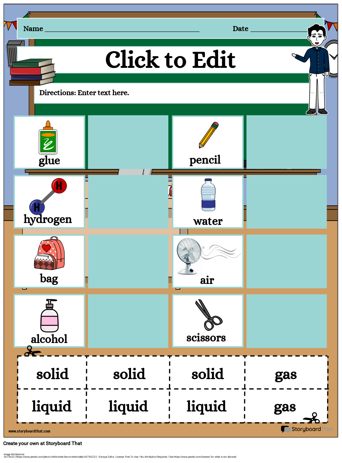 states-of-matter-solid-worksheet-featuring-school-supplies