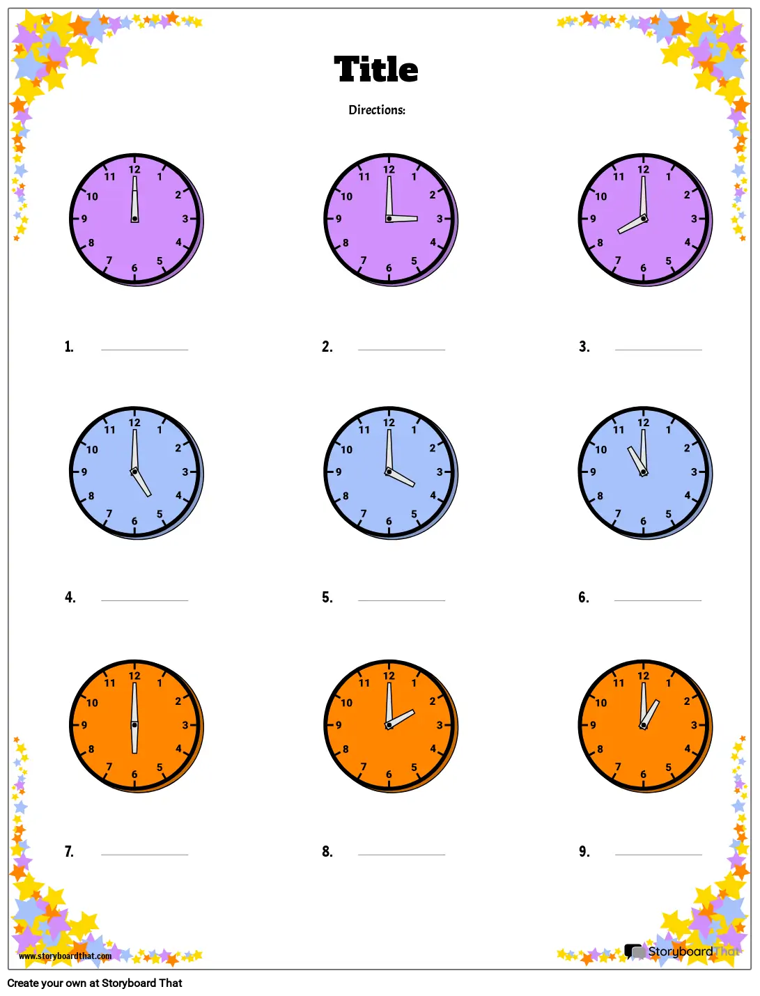 Telling Time 1