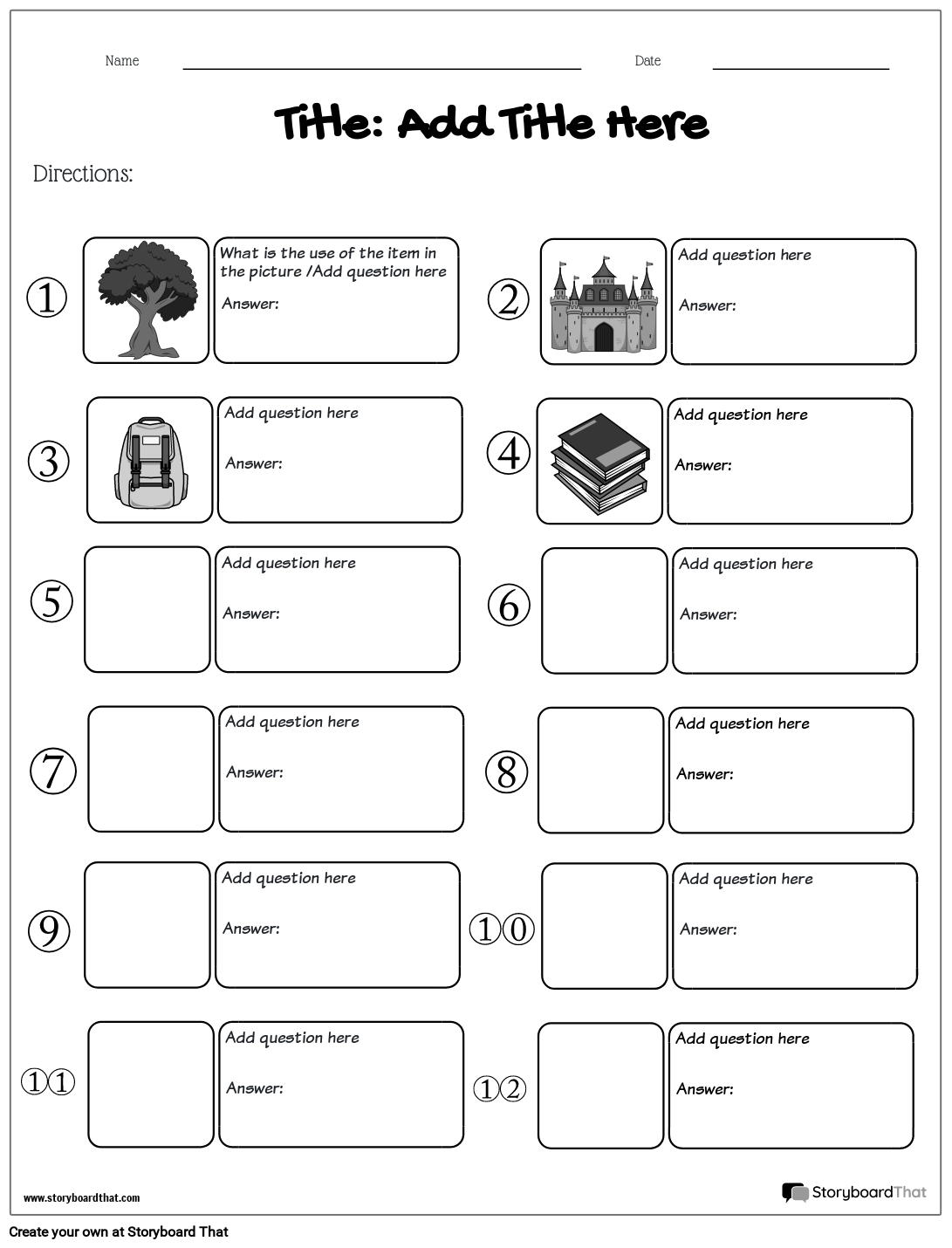 Tests and quizzes worksheet for matching grey