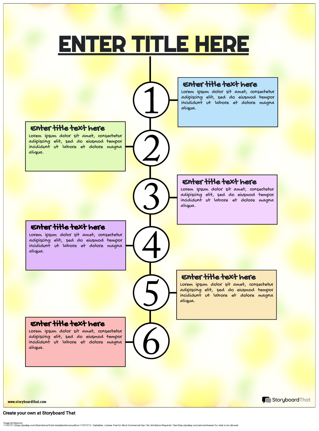 Tier List Worksheet with Multicolored Connected Boxes
