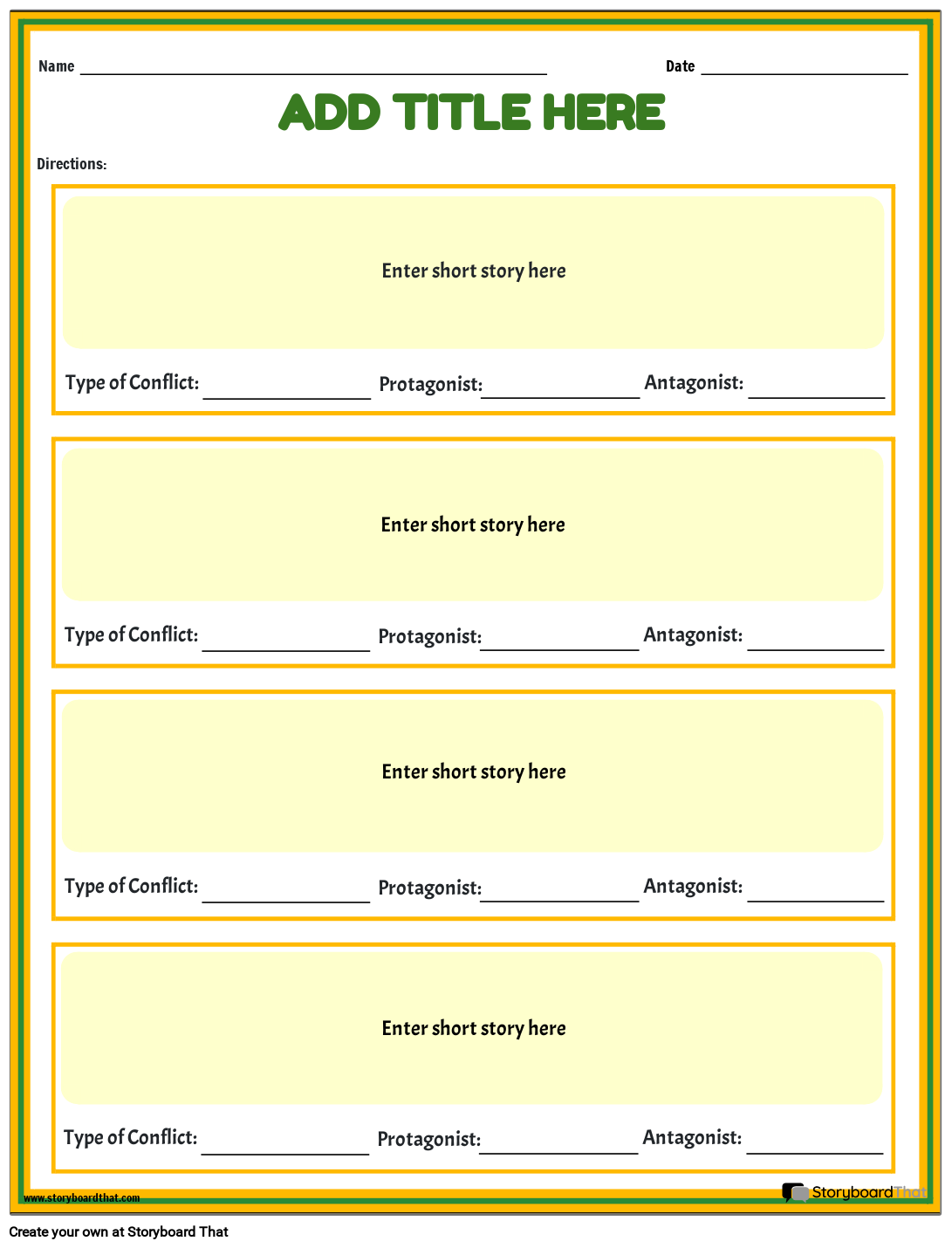 types-of-conflicts-worksheet-template-storyboard