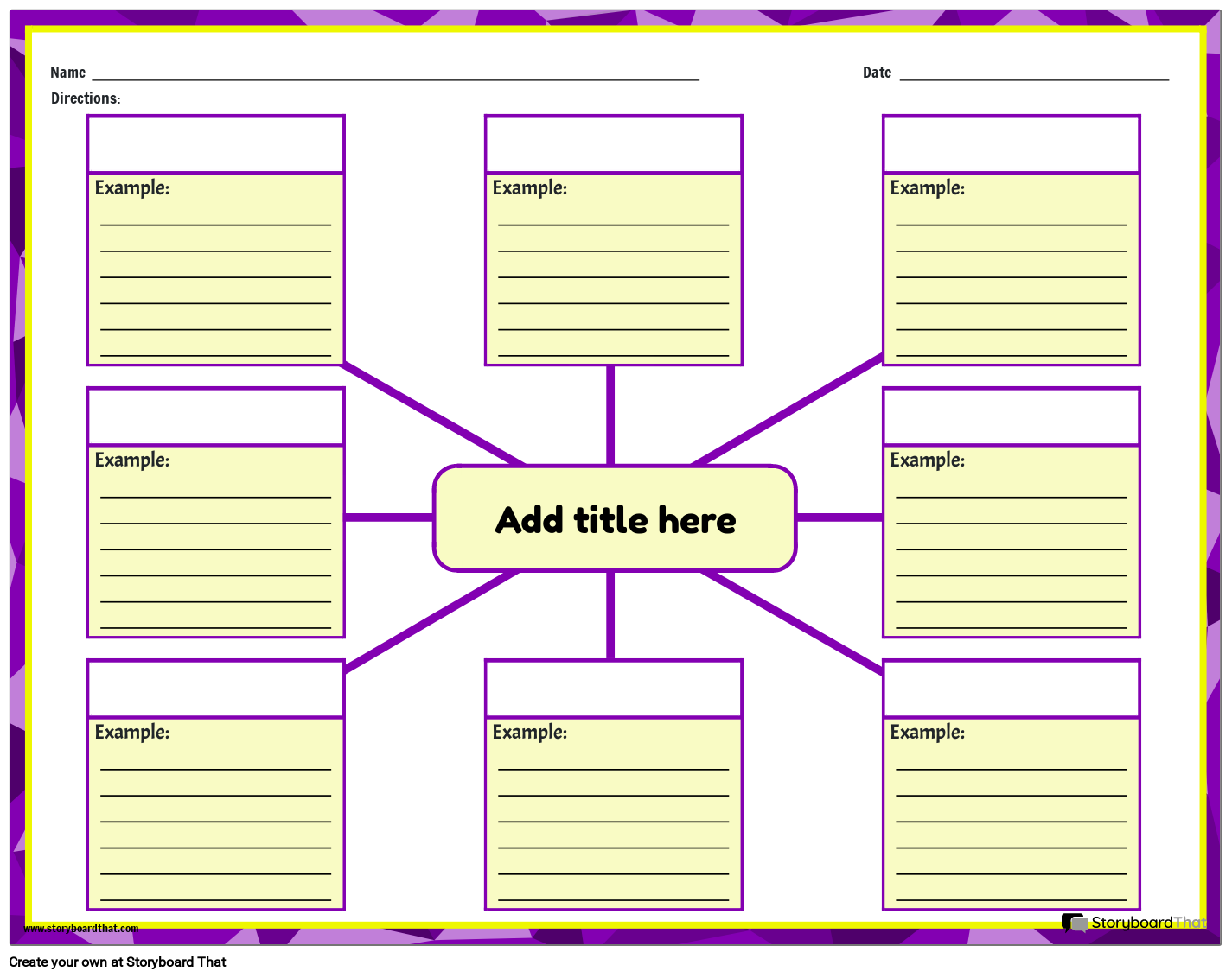 Types Of Nouns Graphic Organizer Worksheet Storyboard