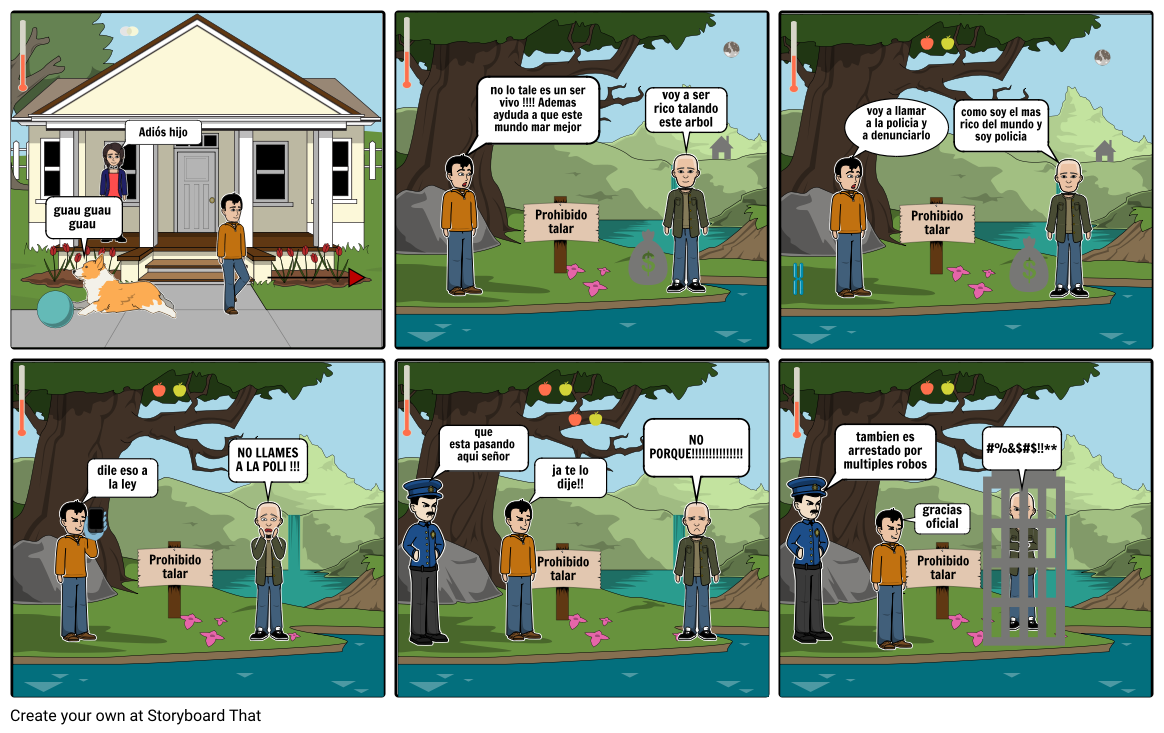 deforestacion Storyboard by the9943