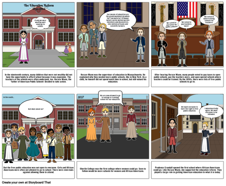 Education Reform StoryBoard