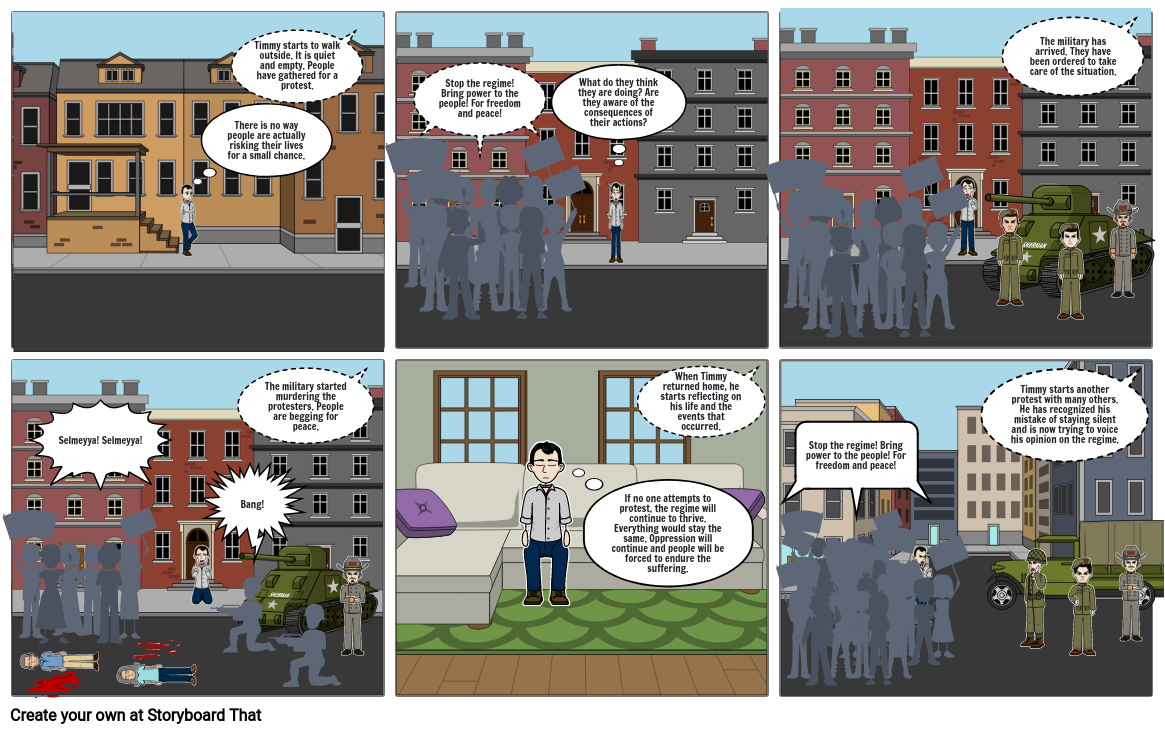 Struggle for Freedom Project Storyboard by thyronel