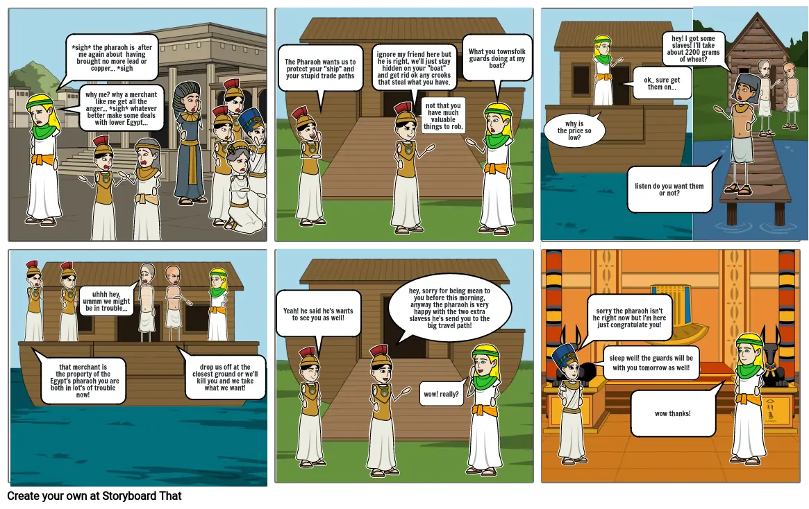 Daily Life Of Ancient Egypt Storyboard Por Titan4559balphaomega