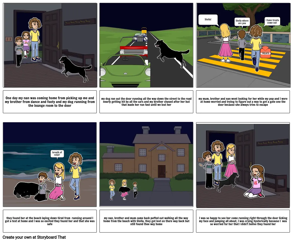 story board english