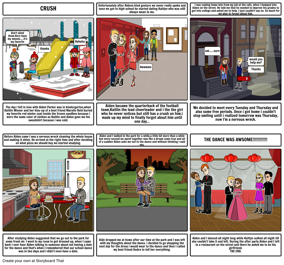 THE CRUSH Storyboard by tomikuti