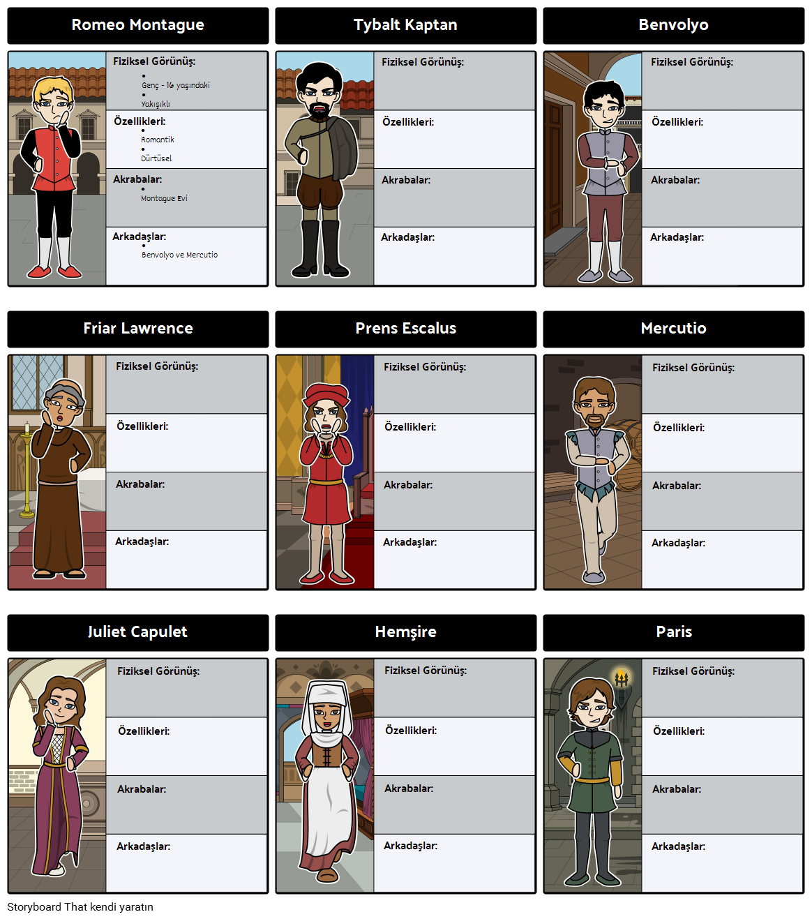 romeo-ve-juliet-karakter-haritas-storyboard-por-tr-examples