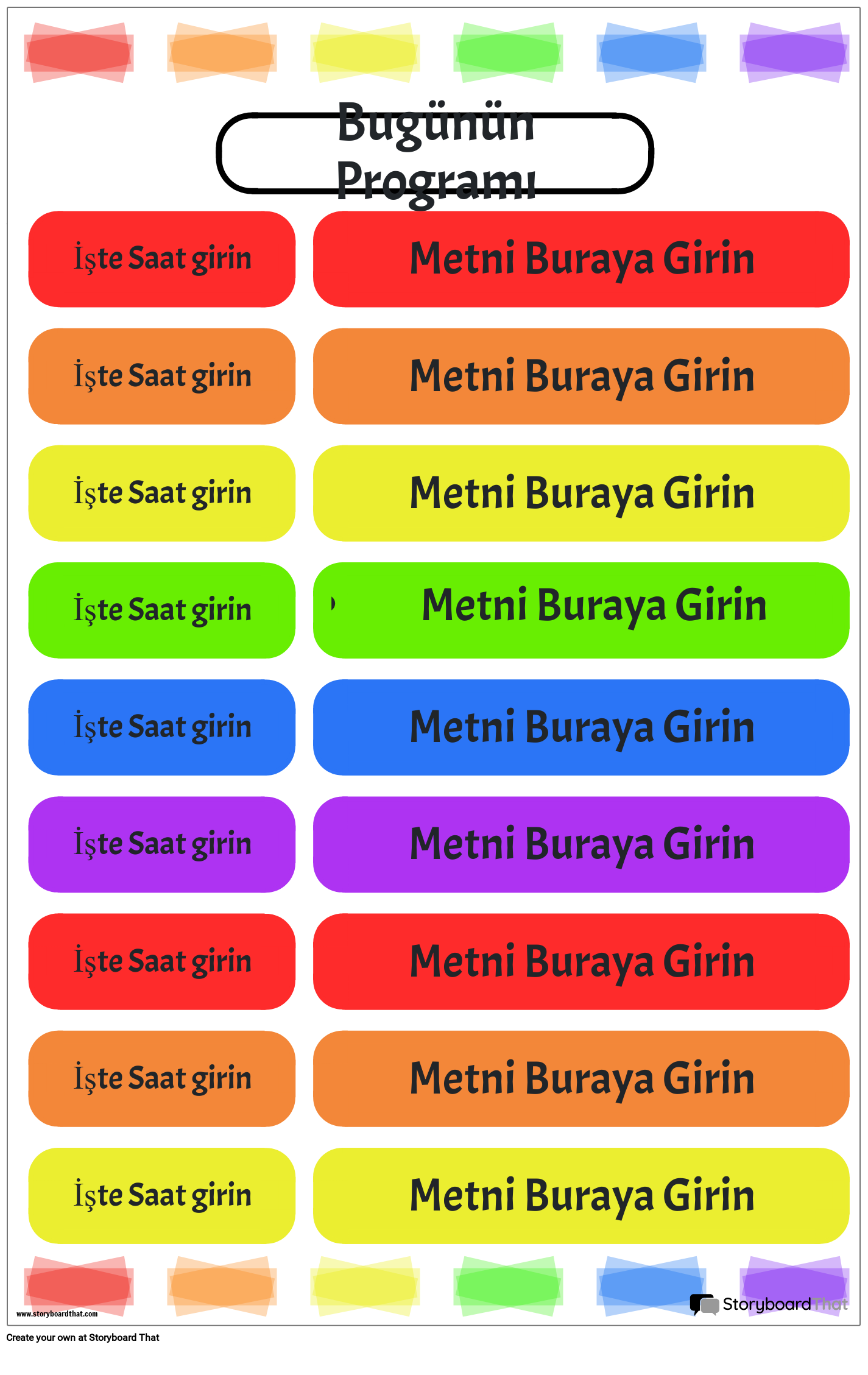 Sınıf Programı 1 Storyboard Por Tr Examples