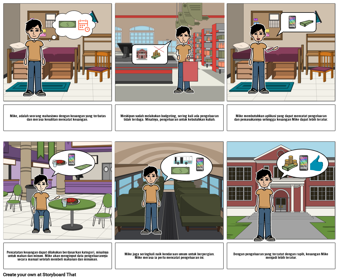 Storyboard Elaborated Scenario 1