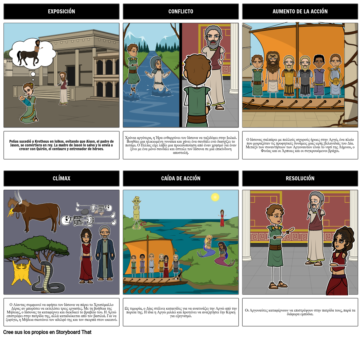 Comic Griego Storyboard by trimmer