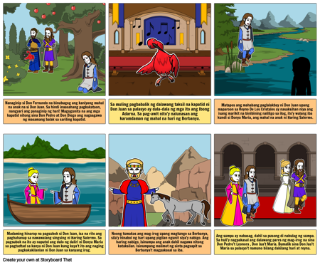 Mahahalagang Kaganapan sa Ibong Adarna