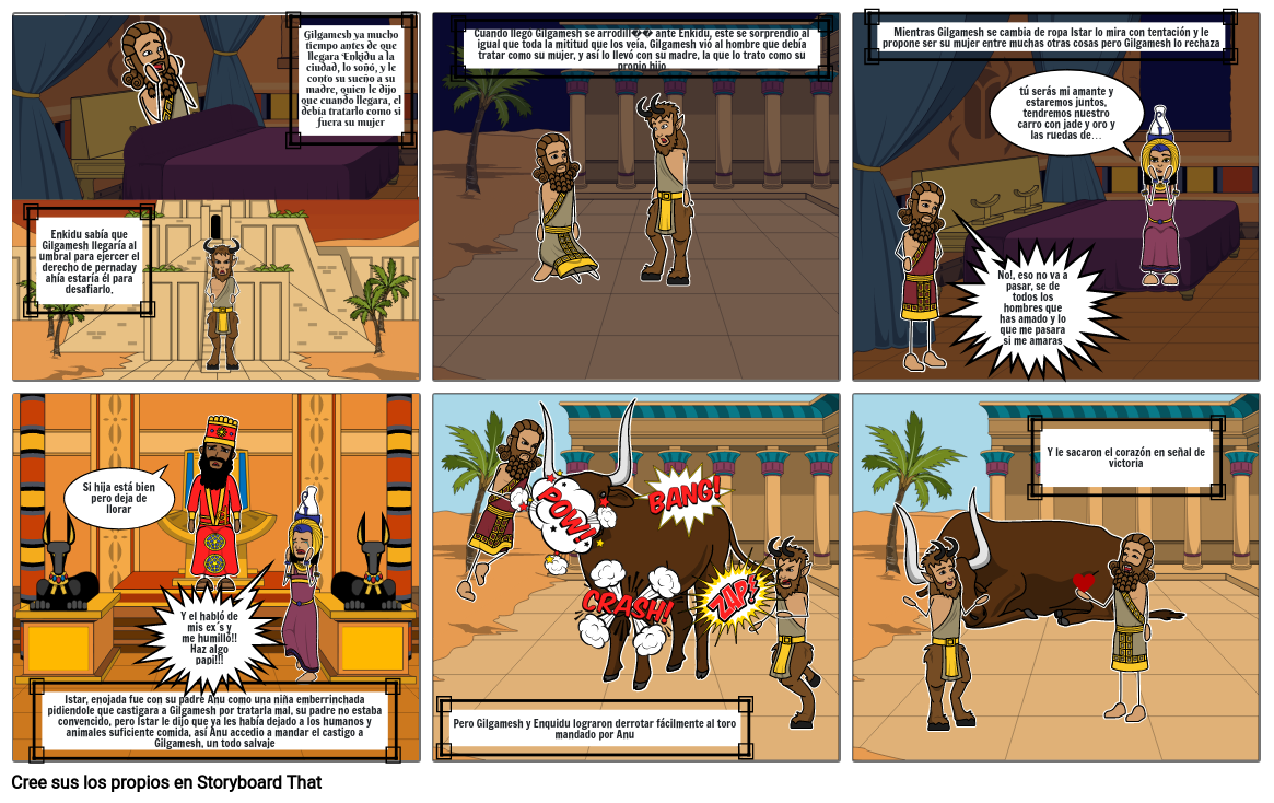 El gilgamesh parte 2 Storyboard by tsamantha