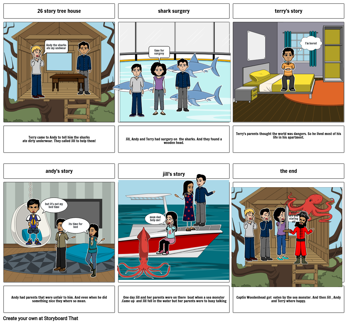 The 26-Story Treehouse Storyboard by tylicamoore