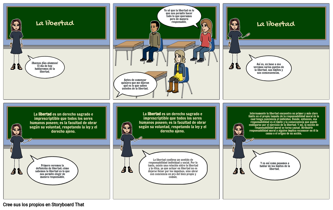 La Libertad Storyboard By Val82