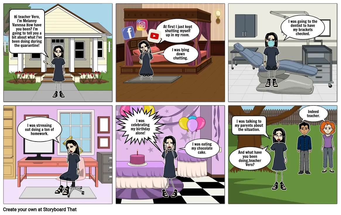 Comic of what I have done in quarantine Vaneee