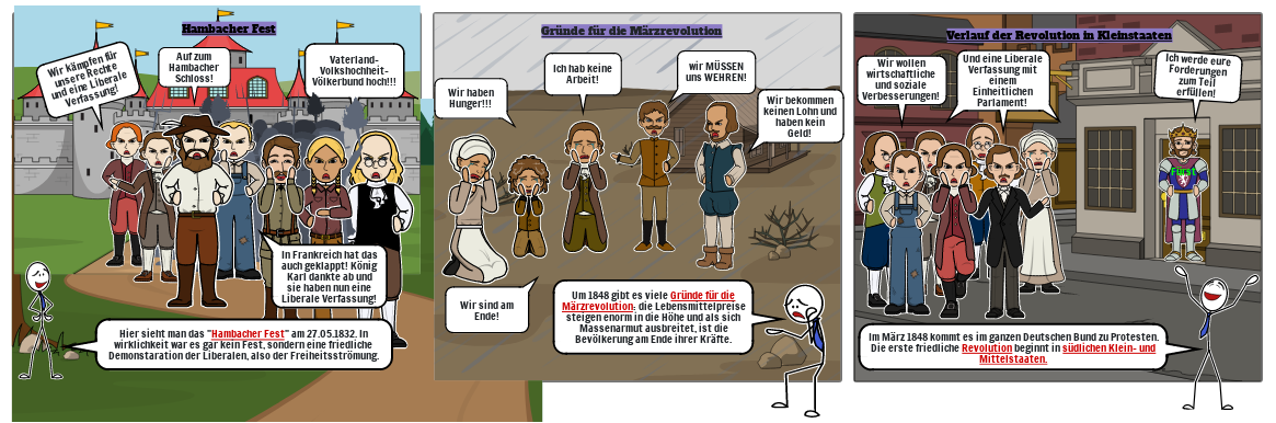 Von Restauration zur Revolution2 Storyboard por vi19917