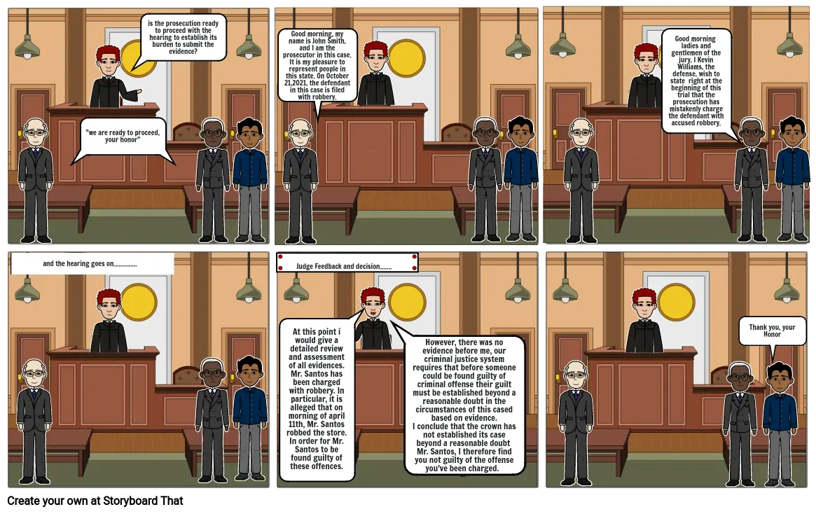 comic strip trial court