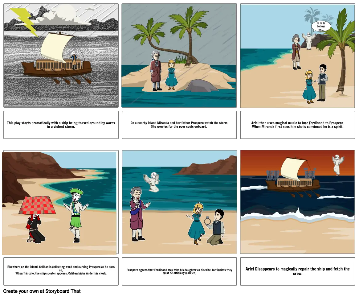 The Tempest Storyboard 16 Jan 2022