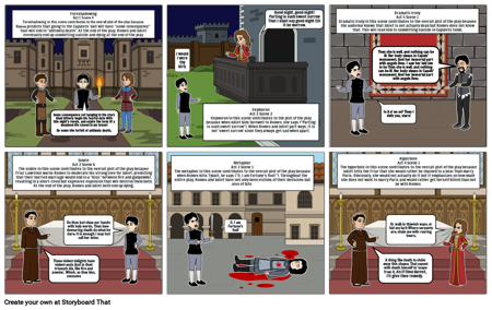 Romeo and Juliet Storyboard Project