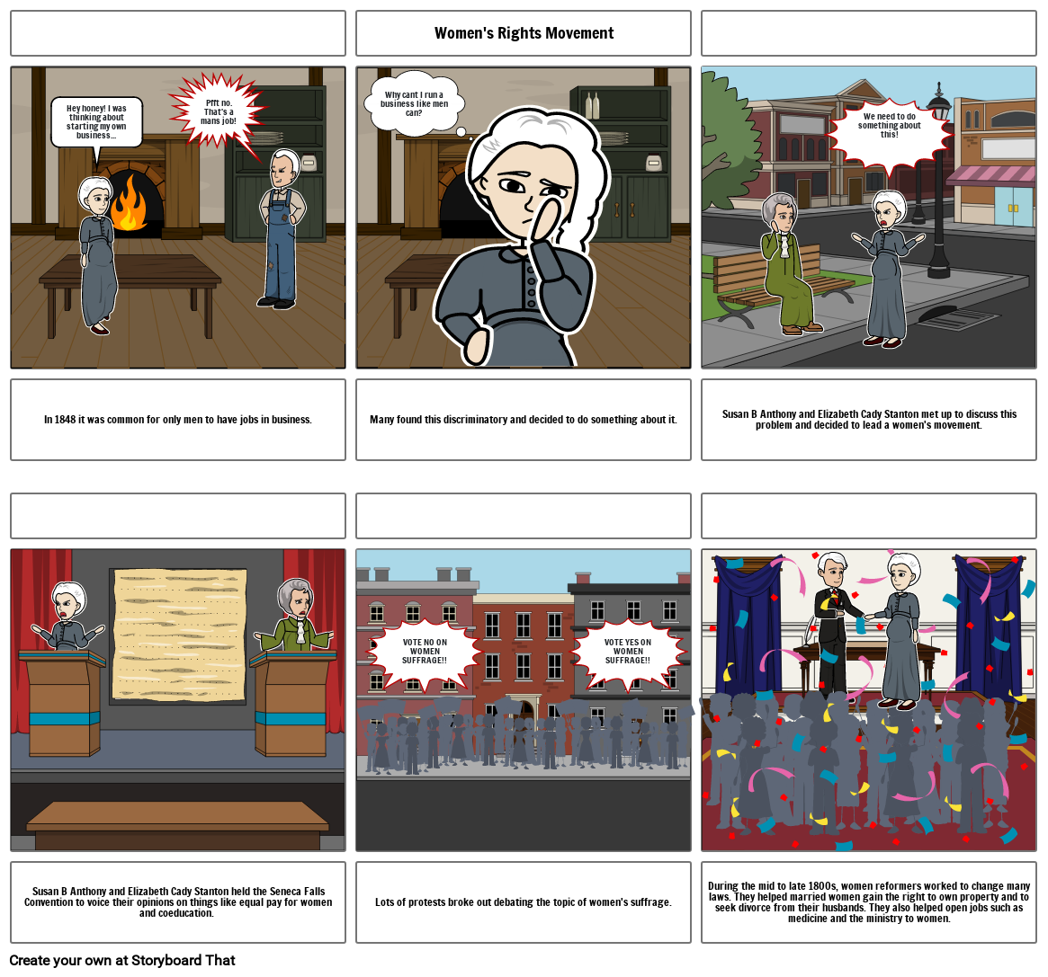 Womens Rights Storyboard by winger277