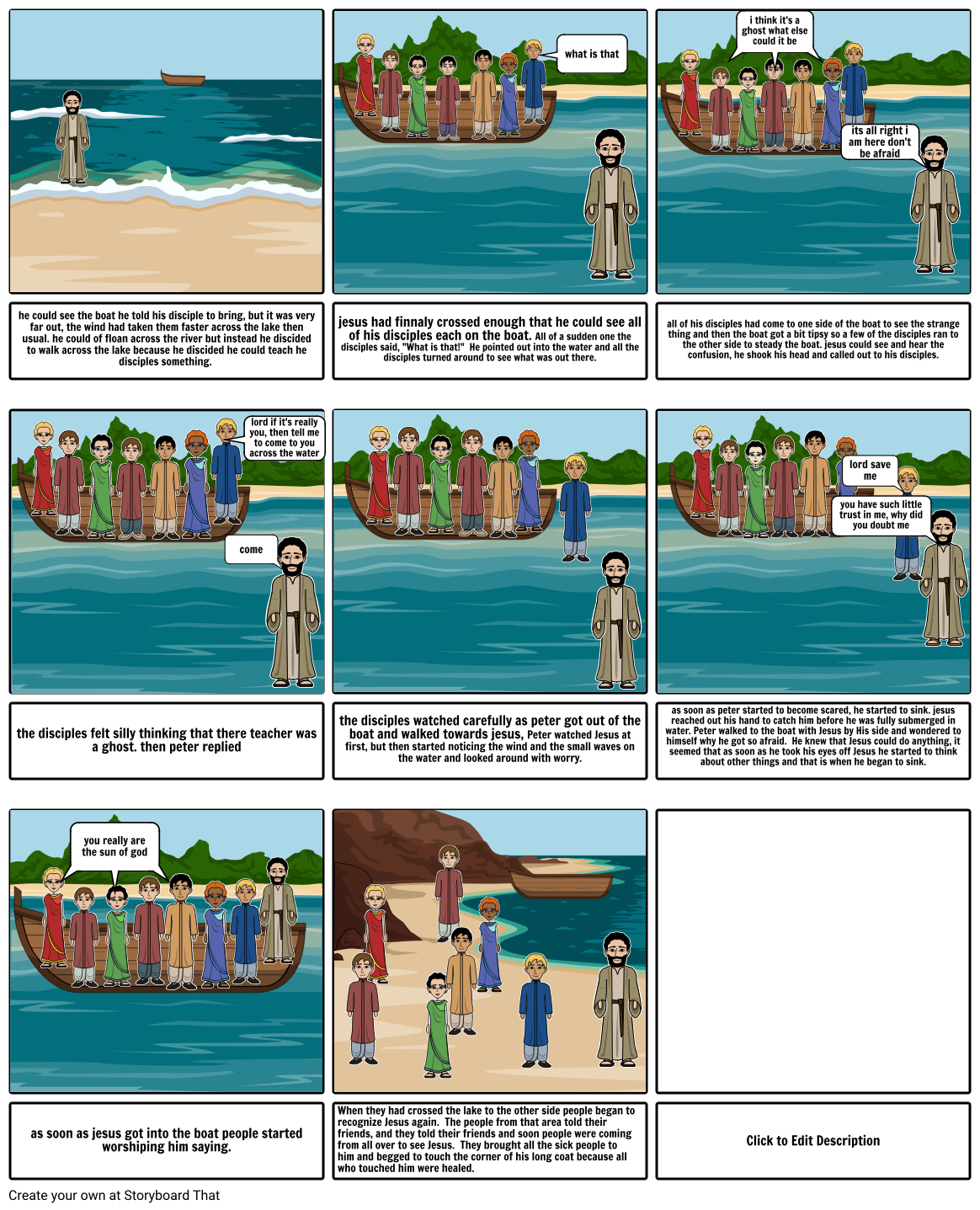 religion assessment Storyboard por witchery101