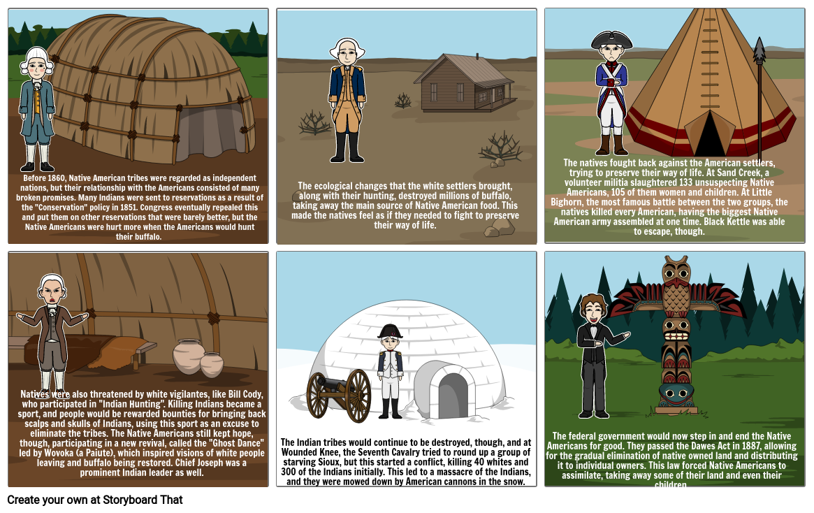 native american Storyboard por wmatthew