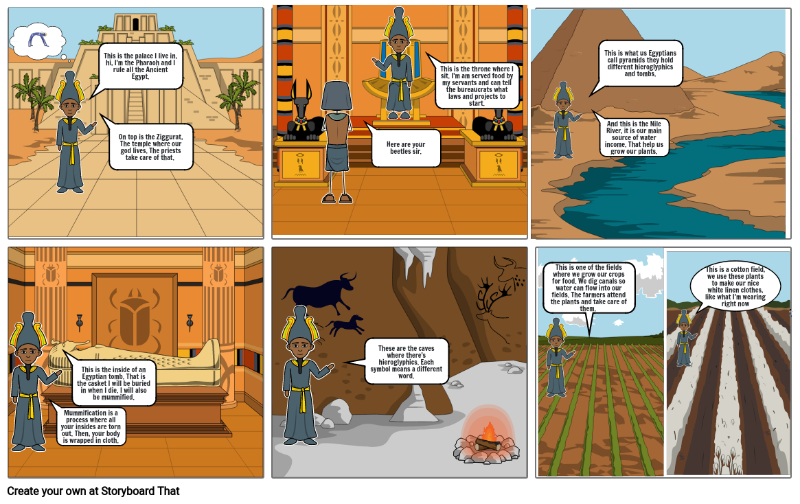 Ancient Egyptian Government Storyboard By Wodzienc
