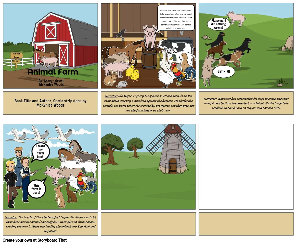 Animal Farm Comic Strip