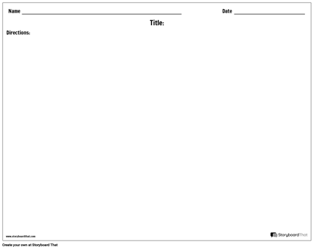 Blank Worksheet Templates | Worksheet Maker