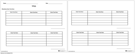 Blank Checklist Template | Create Checklist Templates