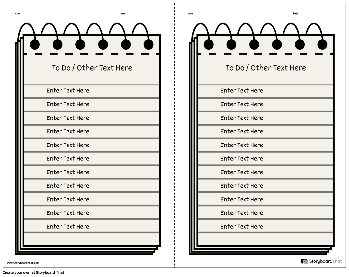 Template 4 Storyboard By Worksheet templates