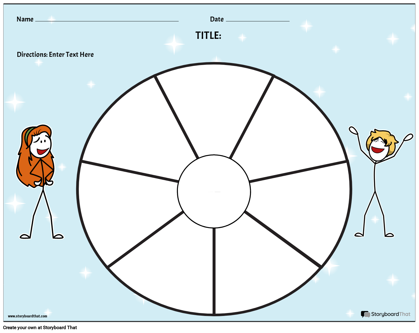 Circle Chart Landscape Color Storyboard Por Worksheet Templates | The ...