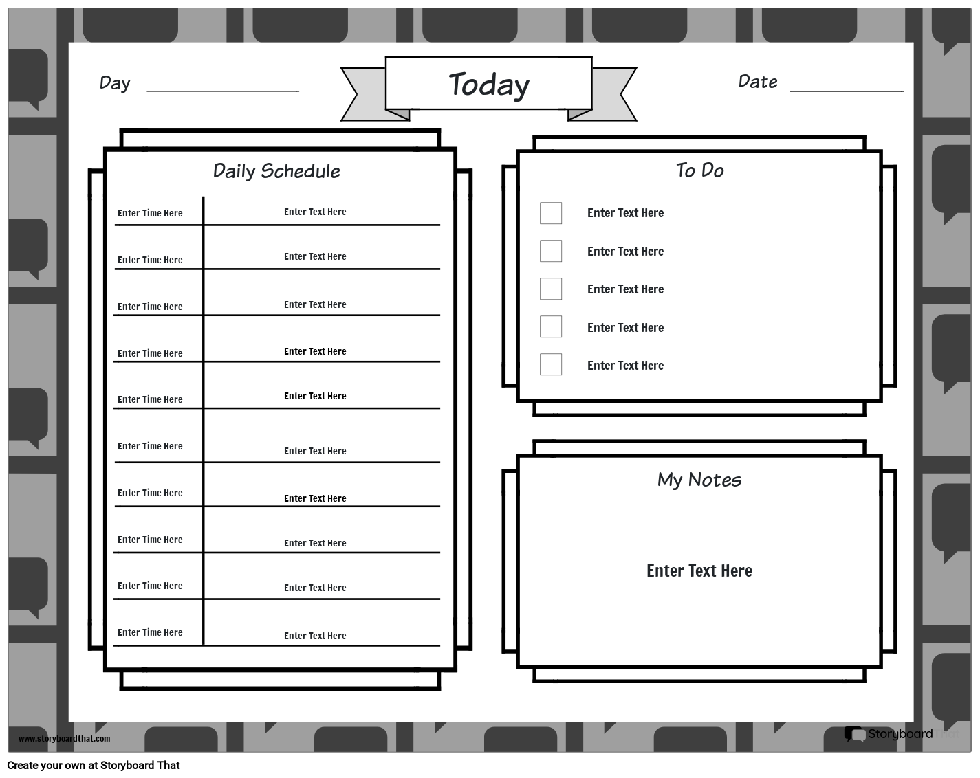 simple-table-and-boxes-based-daily-planner-template