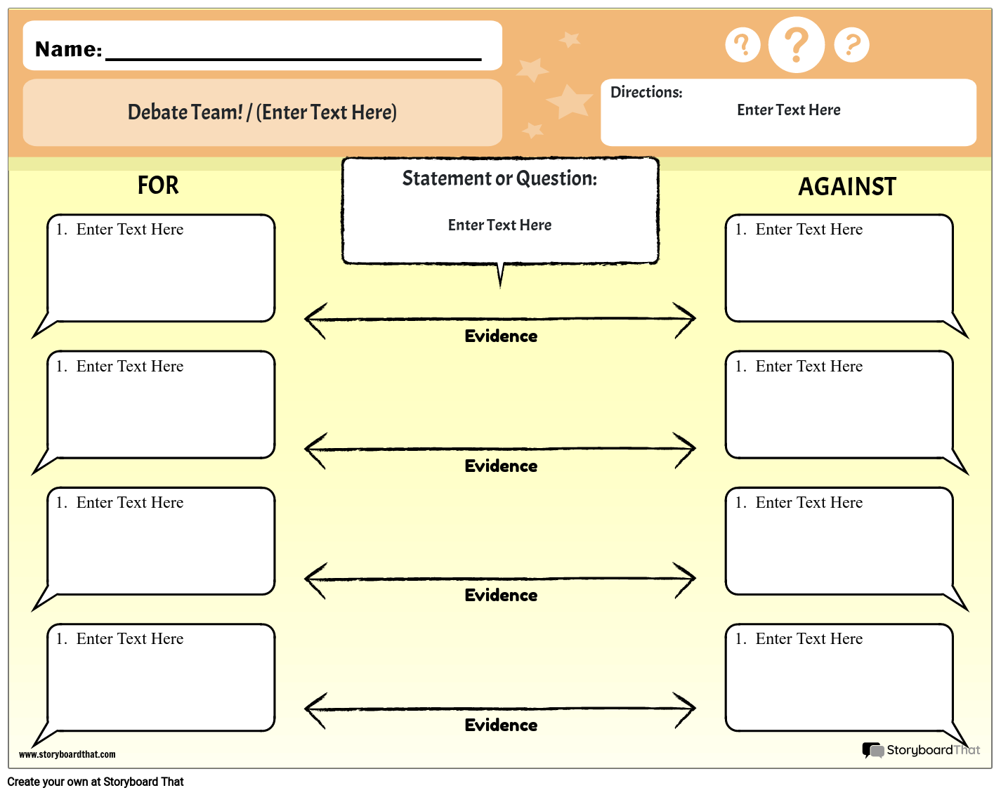 debate research handout