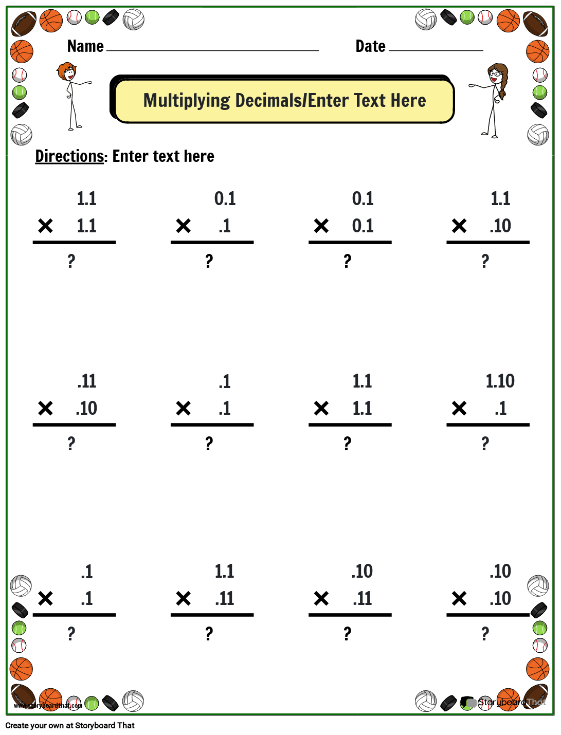 decimals-portrait-color-3-storyboard-af-worksheet-templates