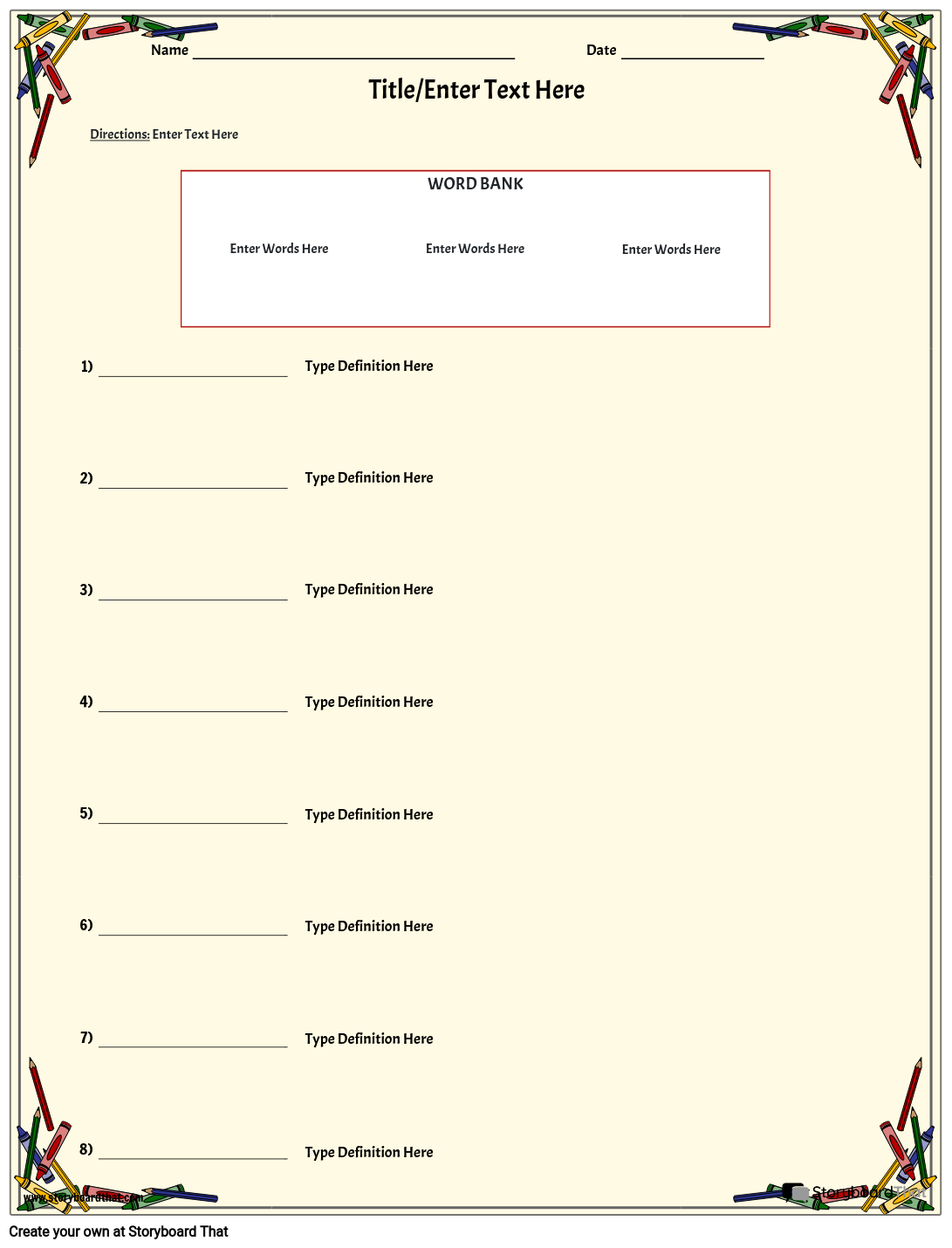 definitions-4-storyboard-af-worksheet-templates