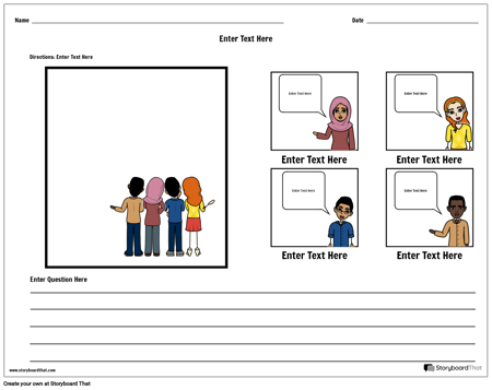Create Discussion Worksheets | Discussion Worksheet Templates