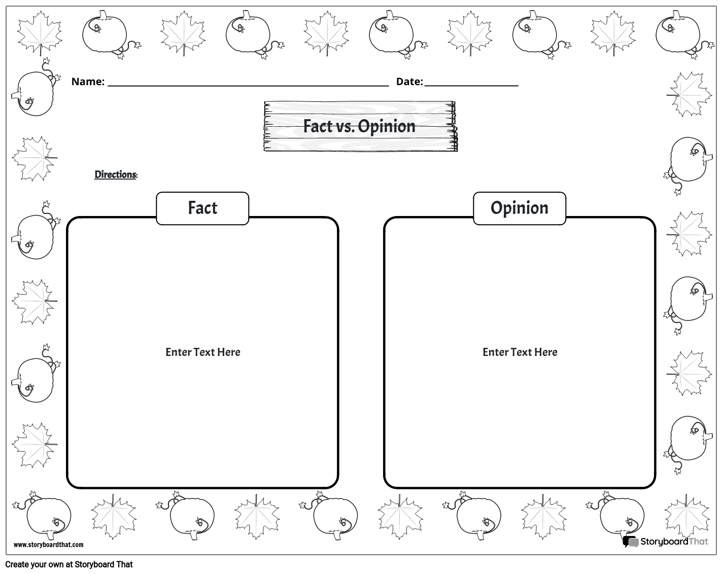 fact-vs-opinion-3-storyboard-por-worksheet-templates