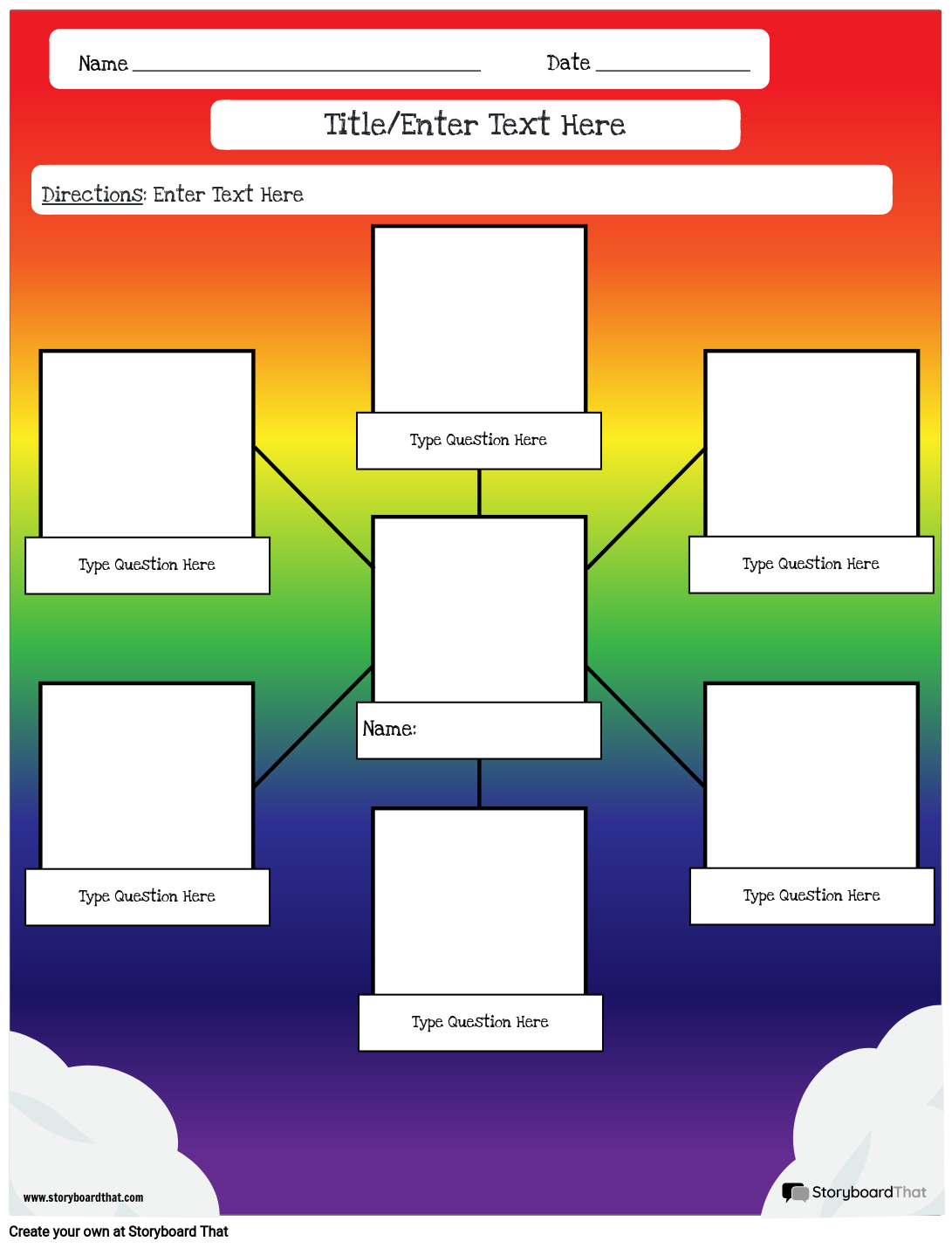 first-day-activities-all-about-me-spider-map-with-rainbow-background